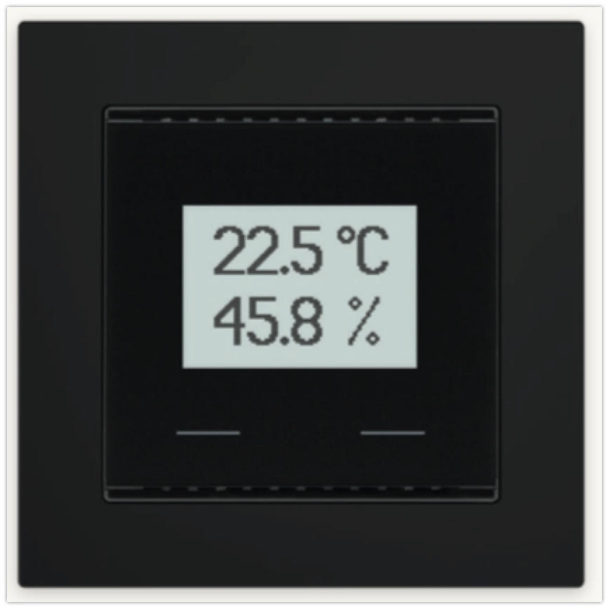 Elsner CO2センサー内蔵　タッチスイッチ　KNX AQS/TH-UP Touch