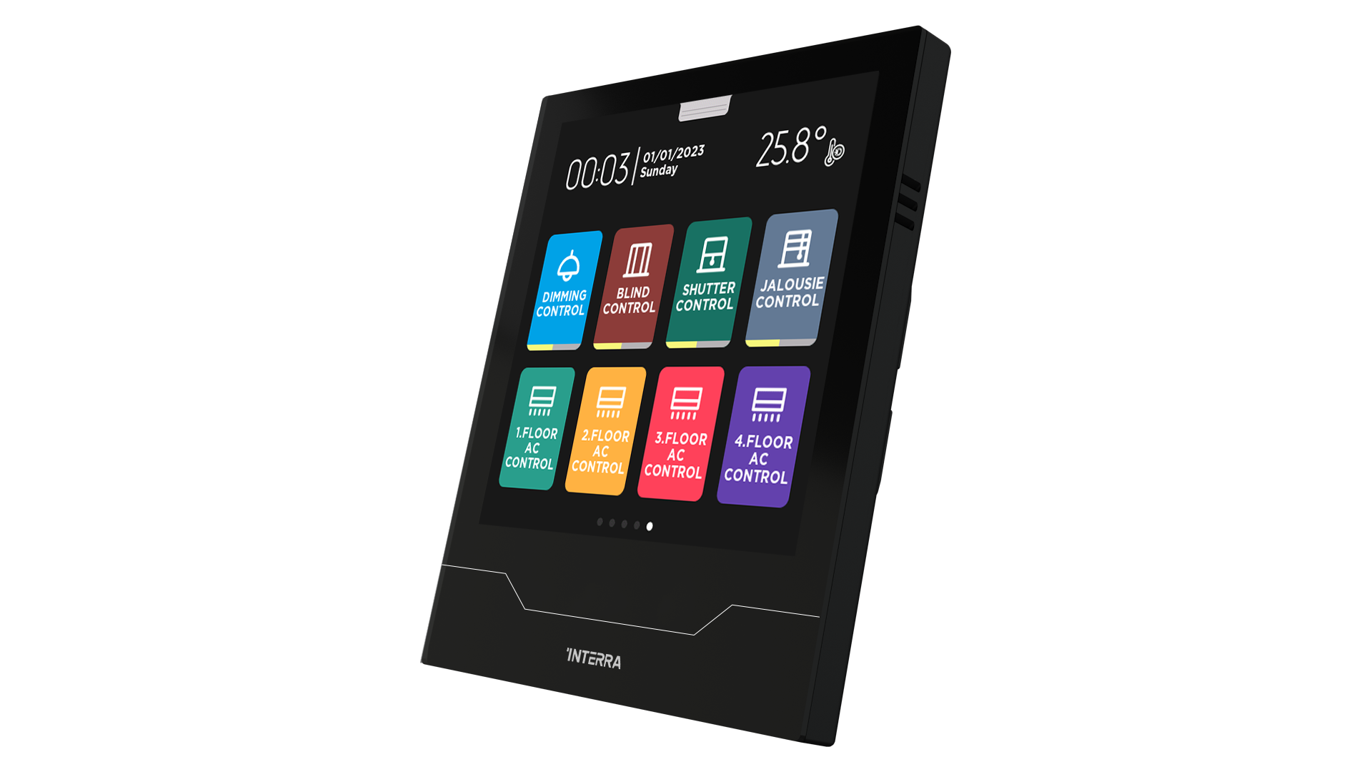 Interra iX4 - 4" KNX Touch Panel ITR330-XXXX