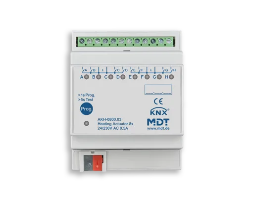 KNX Heating Actuator 8-channel, 4 SU MDRC, 24 - 230 V AC