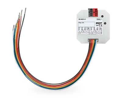 KNX Universal Interface 6-channel, flush mounted, Potential free version