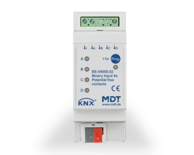 KNX Binary Input 4-channel, 2 SU MDRC, Potential free version, Secure