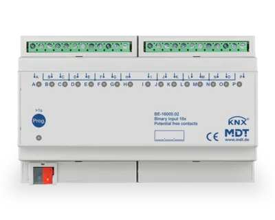 KNX Binary Input 16-channel, 8 SU MDRC, Potential free version, Secure