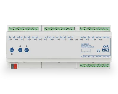 KNX Binary Input 32-channel, 12 SU MDRC, Potential free version, Secure