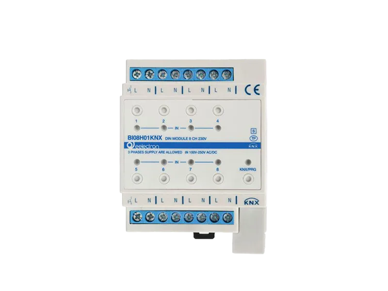 Universal Din Module 8 In High Voltage 100-250 V Ac/Dc