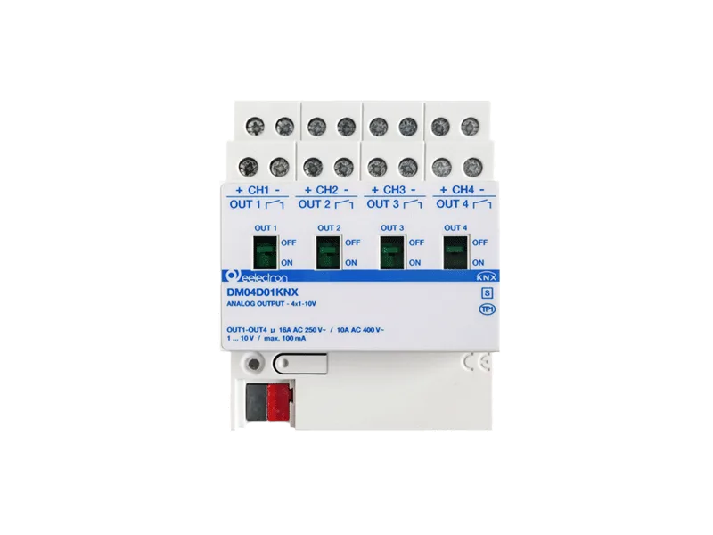 Phase Din 4 Out - 1-10 V Dimmer