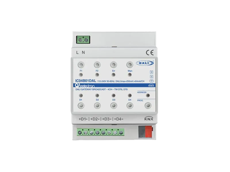 Knx Dali Gateway Broadcast - 4 Channels - Tunable White Dt6, Dt8