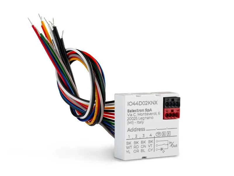 Push Button Interface 4 In – 4 Out Led