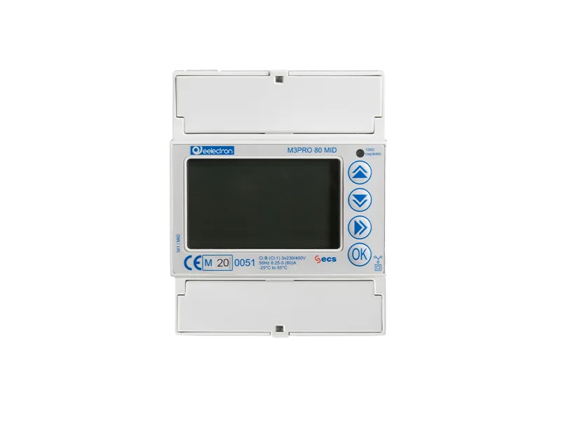 Energy Meter Three Phase 80A - Mid