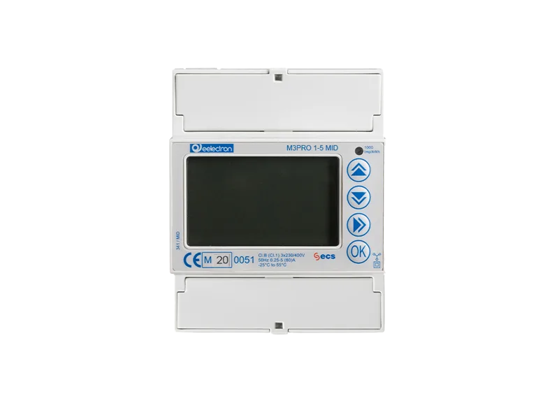 Energy Meter Threephase With Ext. Ta 1-5A - Mid