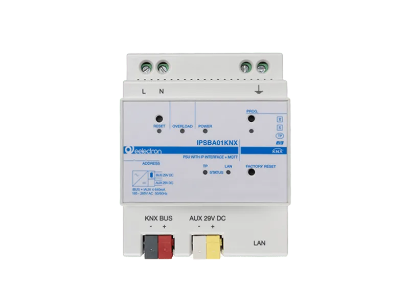 Knx Bridge With Ip Interface And Power Supply Knx + Aux 640Ma - Knx Secure, Mqtts