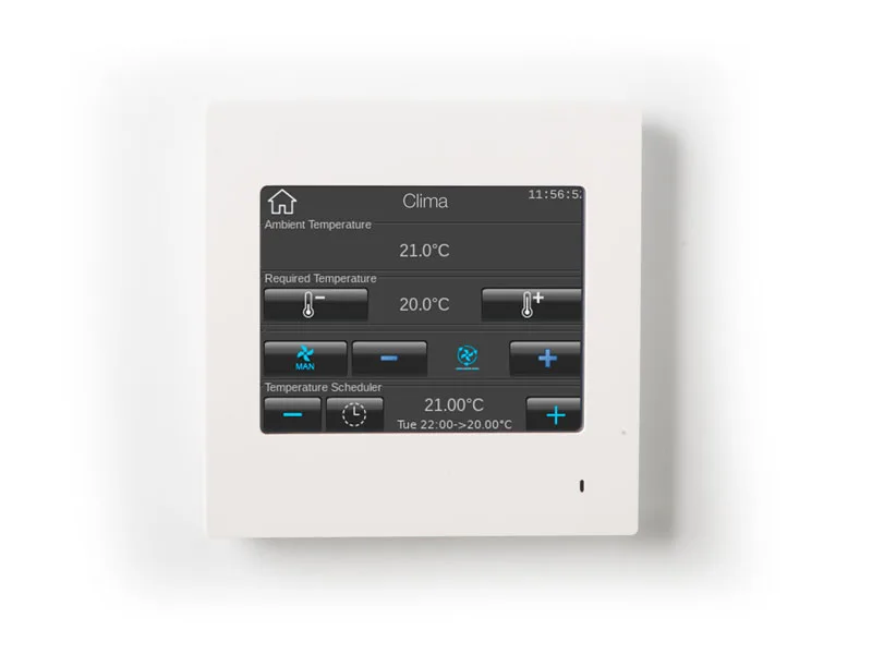 Phase 3,5" Evo21 Touch Panel Knx 9025 - Black