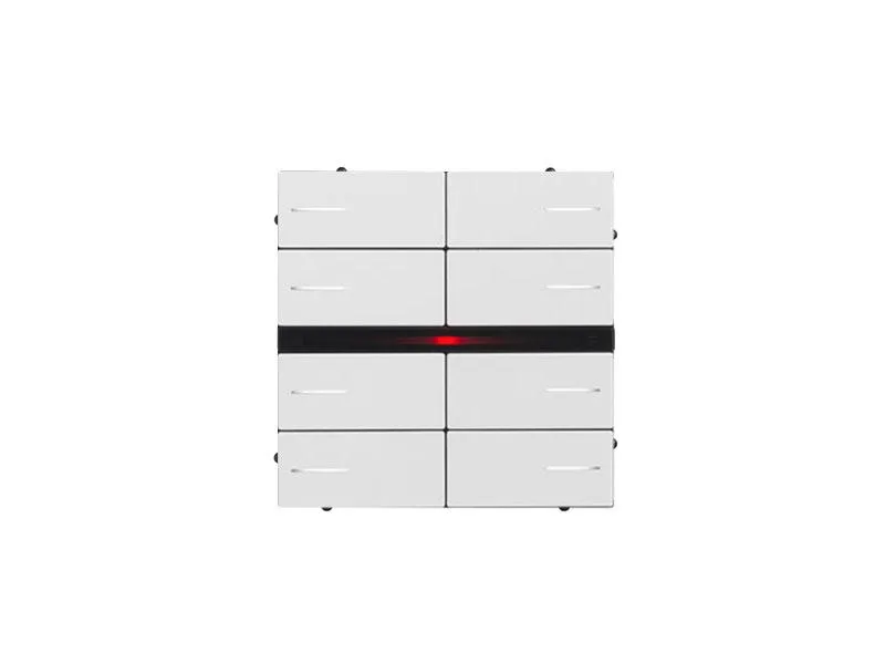 Lite Switch 8 Buttons | 16 Ch - Rgb - Buttons Included - Black