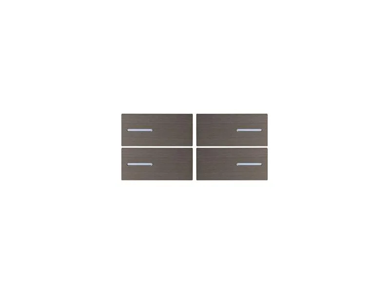 Kit 4 Buttons Metal Bronze