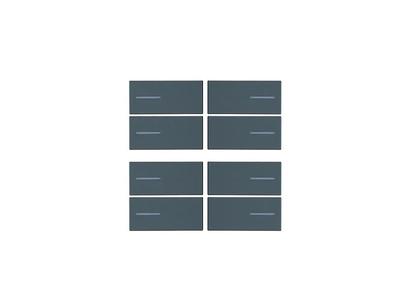 Kit 8 Buttons Fenix Grey 0724