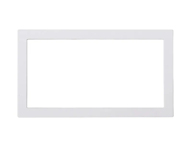 Cover Frame Double 2X71 Painted Plastic Helvetia White