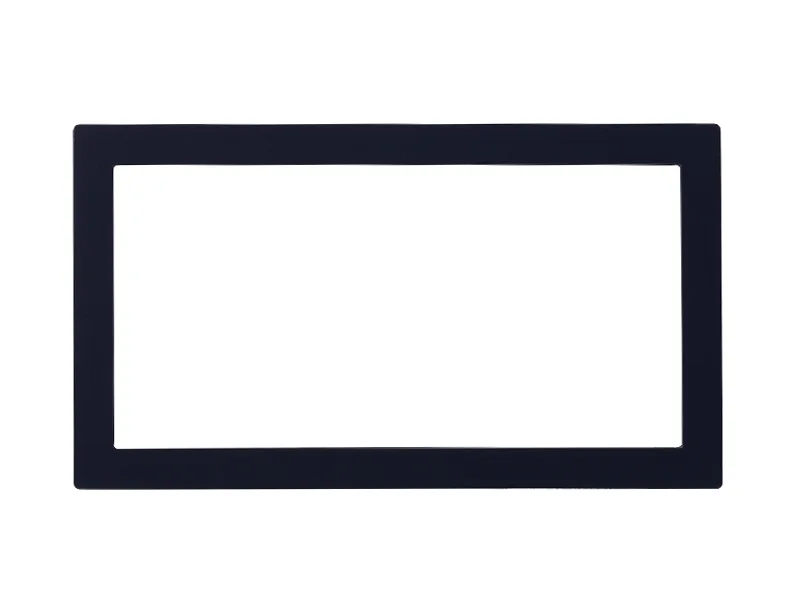 Cover Frame Double 2X71 Fenix Black 0720