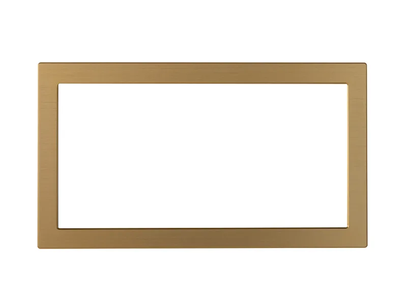 Cover Frame Double 2X71 Metal Gold