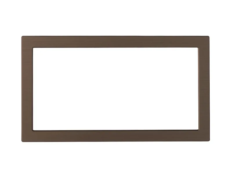 Cover Frame Double 2X71 Metal Bronze