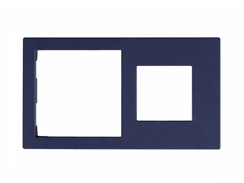 Cover Frame Double 71+45 Fenix Blue 0754
