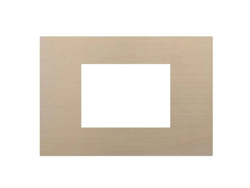 Cover Frame 3M Metal Champagne