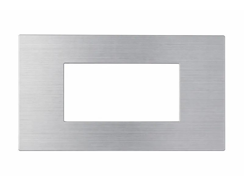 Cover Frame 4M Metal Silver