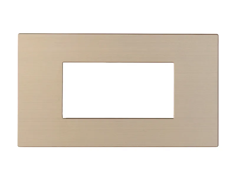Cover Frame 4M Metal Champagne