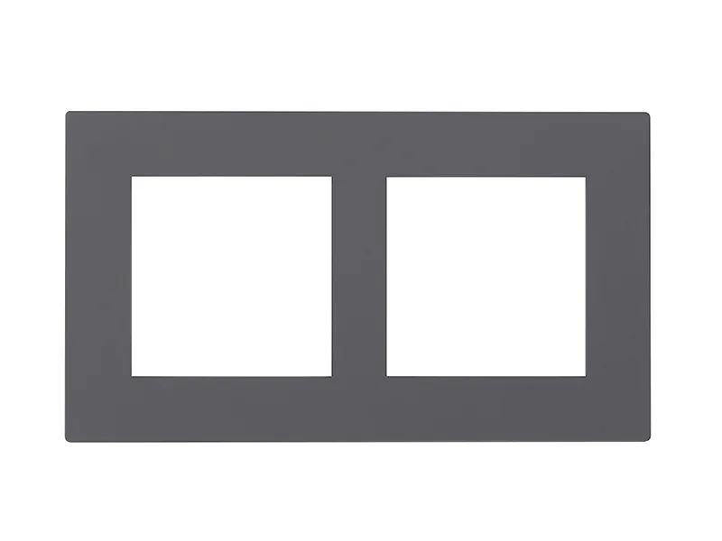 Cover Frame Double 2X55 Fenix Grey 0724