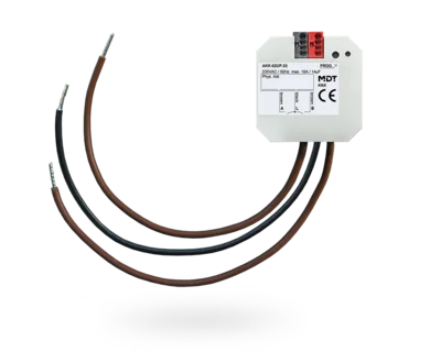 KNX Switch Actuator 2-channel, flush mounted, 10 A, 14 µF, 2ECG, 230 V AC, Compact