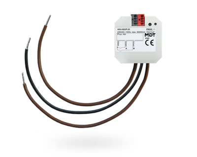 KNX Universal Actuator 2-channel, flush mounted, 10 A, 230 V AC, 14 µF, 2 ECG