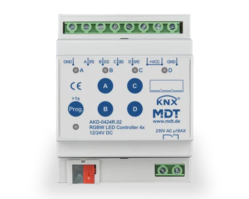 KNX LED Controller 4-channel, 4/8 A, RGBW, 4 SU MDRC